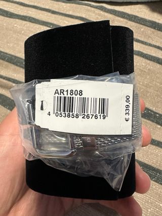 Orologio Emporio Armani Cronografo Nero Argento