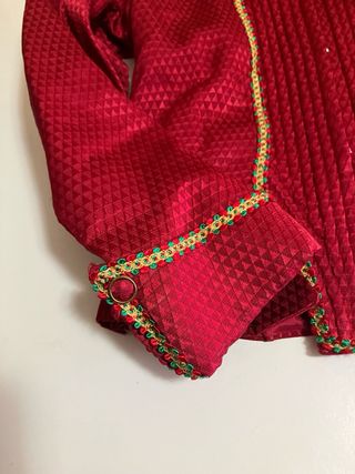 Corpiño Fallera Infantil Rojo