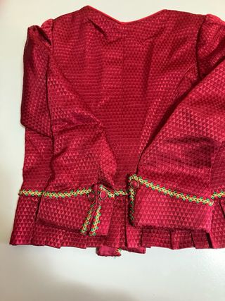 Corpiño Fallera Infantil Rojo