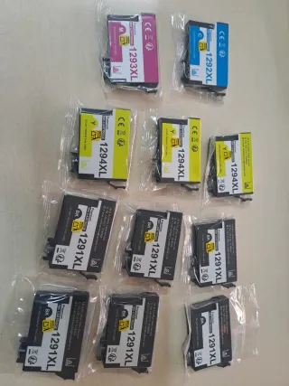 Cartuchos de tinta 1291XL, 1292XL, 1293XL, 1294XL