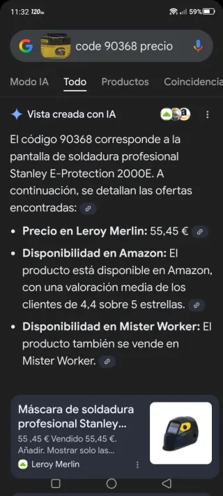 Casco de soldador con pegatinas