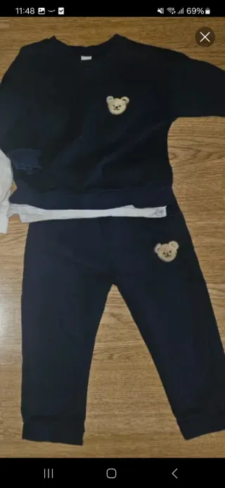 Conjunto osito bordado 2 años