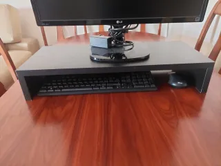 Altillo mesa ordenador madera