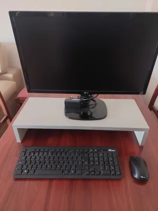 Altillo mesa ordenador madera