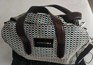 Bolso Bimba y Lola Piel Marrón Chocolate Multicolo