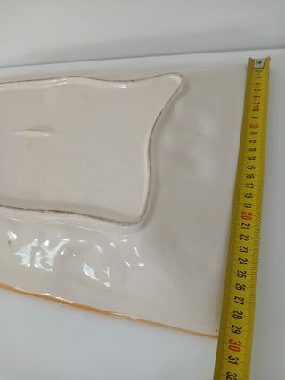 Vassoio Rettangolare Welkhome Ceramica Decorata