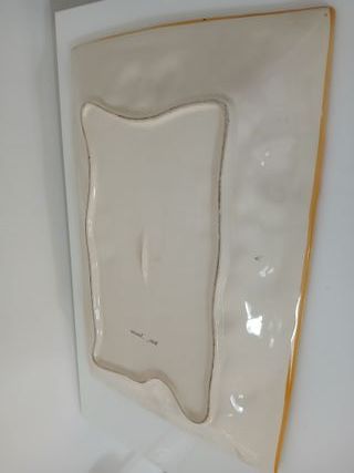 Vassoio Rettangolare Welkhome Ceramica Decorata