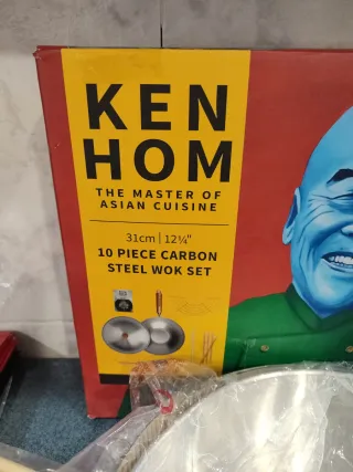 Wok Ken Hom Metal y Madera