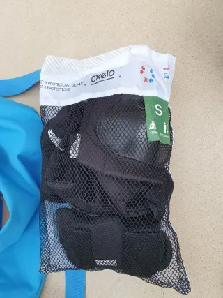 Pack Patines Oxelo Niños T3 + Casco y Protecciones
