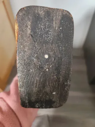 Antigua escultura Virgen Madera Talla