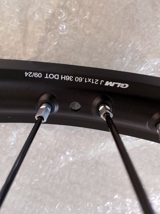 Kit Llantas KTM 21/18 Negra-Plata