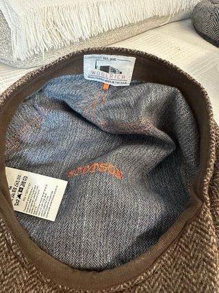 Gorra Newsboy Stetson Marrón. Talla 56