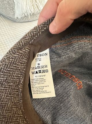 Gorra Newsboy Stetson Marrón. Talla 56