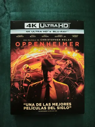 Oppenheimer 4K UHD Blu-ray Original Inglés