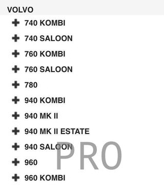 Amortiguador delantero volvo