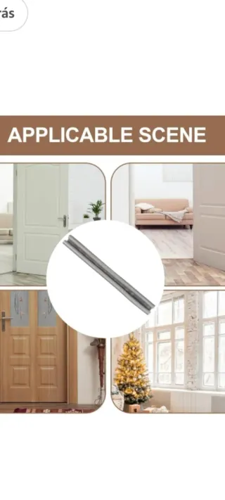 2 Burletes Puerta Antipolvo Insectos Adaptable