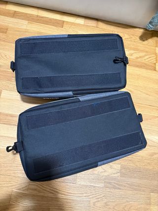 Bolsillos pato Iberux negros y rojos