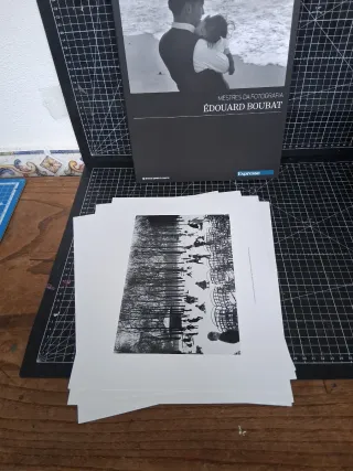 Livro com 5 prints 23x30cm Édouard Boubat