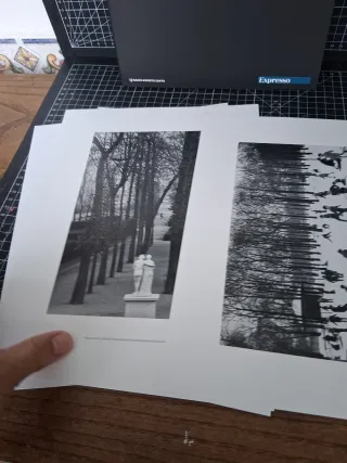 Livro com 5 prints 23x30cm Édouard Boubat