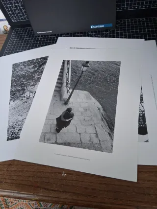 Livro com 5 prints 23x30cm Édouard Boubat