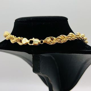 CORDON SALOMONICO MEDUSA. Hueco. Oro 18k.