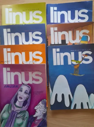 Riviste di fumetti e informazioni LINUS anno 1978