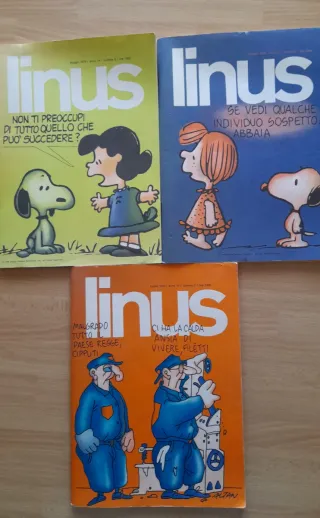 Riviste di fumetti e informazioni LINUS anno 1978
