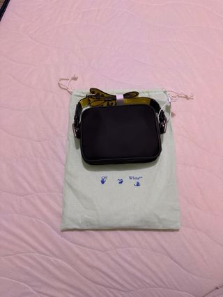 Borsa Off-White Nera e Gialla