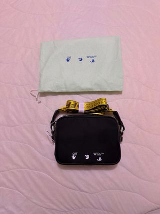 Borsa Off-White Nera e Gialla