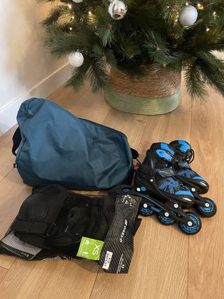 Patines Roces niño Talla 28 + Bolsa y Protecciones
