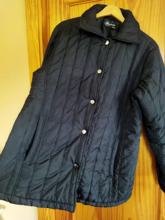 Chaquetón acolchado mujer negro XXL