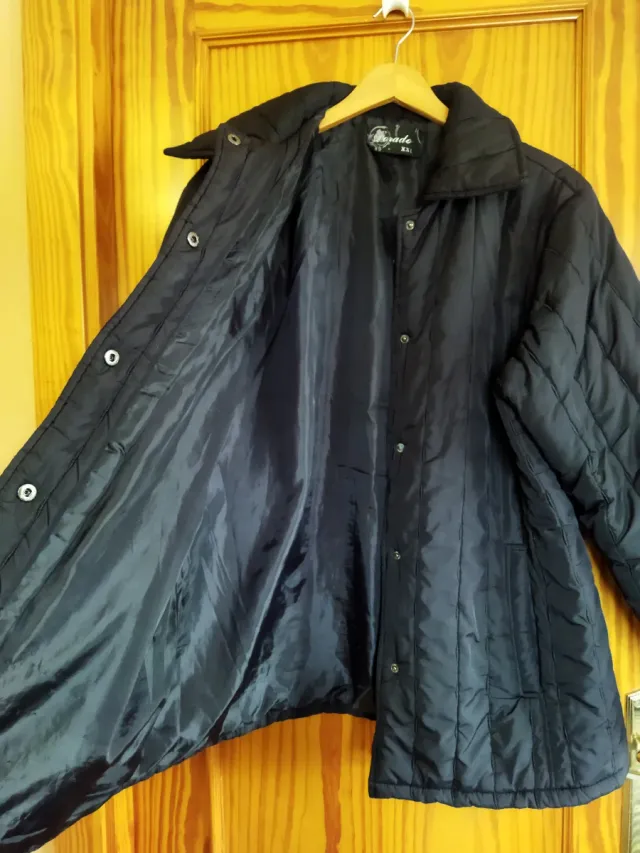 Chaquetón acolchado mujer negro XXL