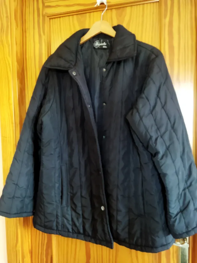 Chaquetón acolchado mujer negro XXL