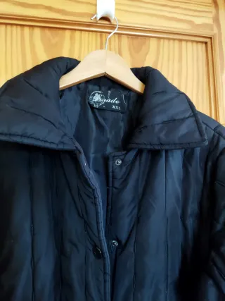 Chaquetón acolchado mujer negro XXL