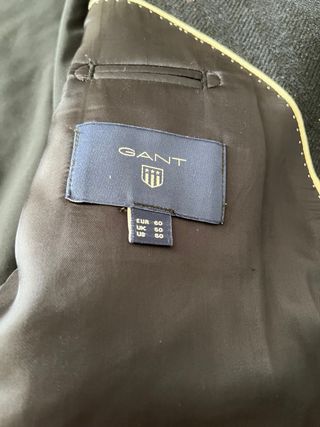 Americana GANT lana espiga azul