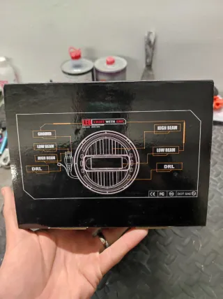 Faros LED JEEP 7 Redondos EMC DOT SAE