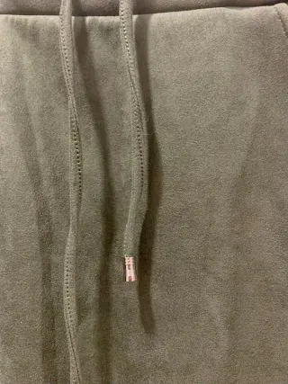 Falda antelina verde t.38