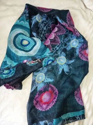 Pañuelo Desigual  Azul Púrpura