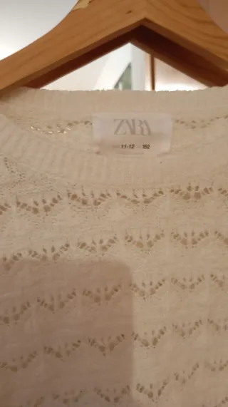 Jersey calado niña Zara