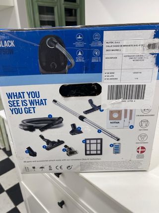 Aspiradora Nilfisk 750W sin estrenar