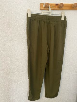 Pantalón Lefties verde recto Talla S