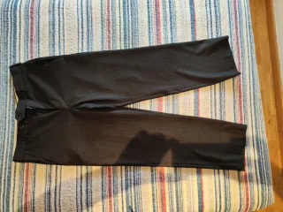 Traje Italiano Negro Rayas Finas