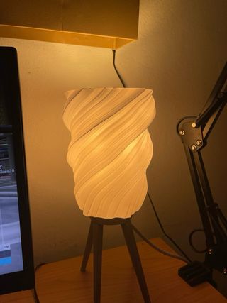 Lampada vintage design a sprirale