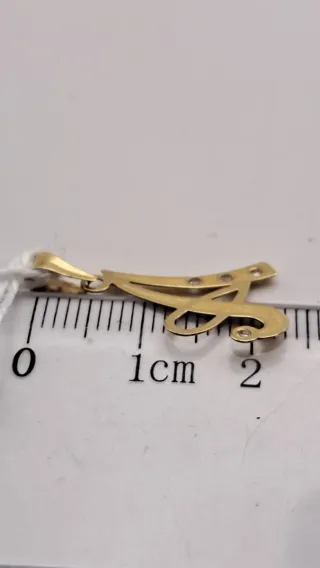 Colgante Letra A Oro 18k