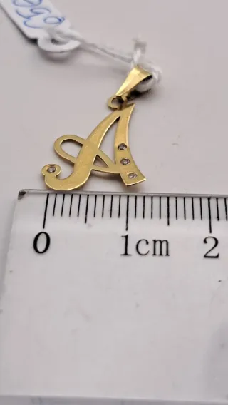 Colgante Letra A Oro 18k