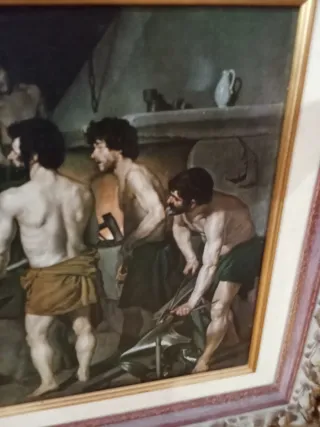 Cuadro antiguo forja