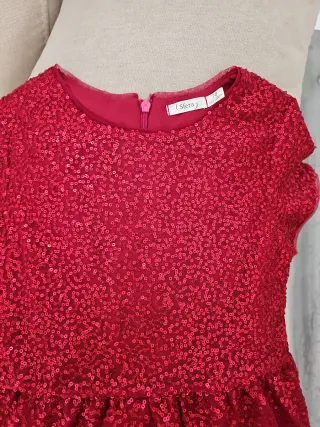 Vestido fiesta lentejuelas sfera 7-8 años