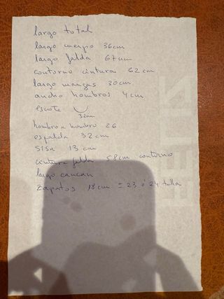 Vestido Fallera Niña