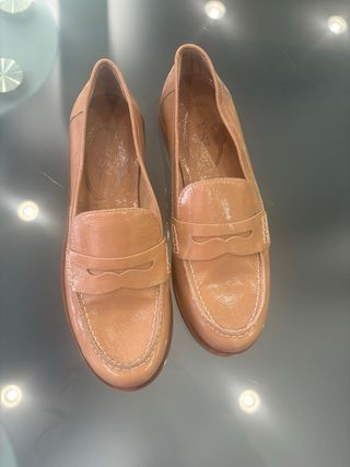 Mocassini VSL Beige/Marrone