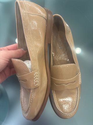 Mocassini VSL Beige/Marrone